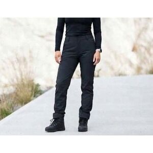 Stormpack Windproof Lined Pants Womens M Black New Fleece Lined Outdoor Hiking